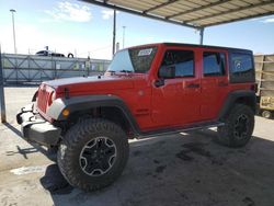 Salvage cars for sale from Copart Anthony, TX: 2016 Jeep Wrangler Unlimited Sport