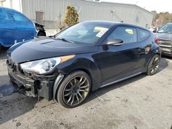 Salvage cars for sale at Exeter, RI auction: 2015 Hyundai Veloster Turbo