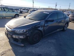 Honda salvage cars for sale: 2017 Honda Civic LX