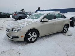 Salvage cars for sale at Woodhaven, MI auction: 2016 Chevrolet Cruze Limited LT