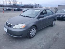 Salvage cars for sale from Copart Spartanburg, SC: 2006 Toyota Corolla CE