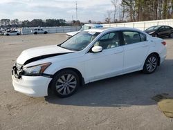 Salvage cars for sale at Dunn, NC auction: 2012 Honda Accord EXL