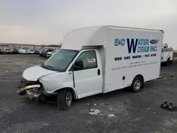 Salvage trucks for sale at Mcfarland, WI auction: 2017 Chevrolet Express G3500