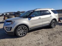 Salvage cars for sale at Conway, AR auction: 2017 Ford Explorer Platinum