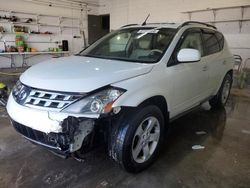 Salvage cars for sale at Chicago Heights, IL auction: 2003 Nissan Murano SL