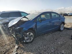 Salvage cars for sale at Magna, UT auction: 2015 Honda Civic LX