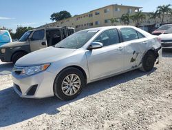 Salvage cars for sale at Opa Locka, FL auction: 2014 Toyota Camry L