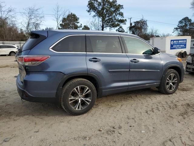 2016 Toyota Highlander XLE