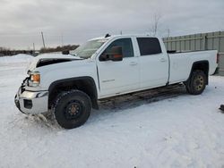 Salvage cars for sale from Copart Ontario Auction, ON: 2017 GMC Sierra K3500 SLE