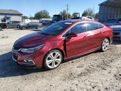 Salvage cars for sale at Midway, FL auction: 2016 Chevrolet Cruze Premier