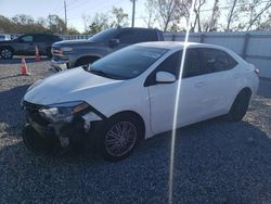 Salvage cars for sale at Riverview, FL auction: 2016 Toyota Corolla L