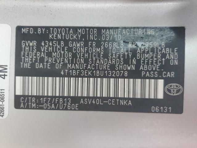 2011 Toyota Camry Base