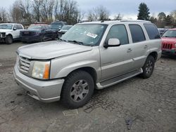 Salvage cars for sale at Portland, OR auction: 2004 Cadillac Escalade Luxury