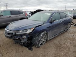 Salvage cars for sale from Copart Elgin, IL: 2017 Honda Accord Sport