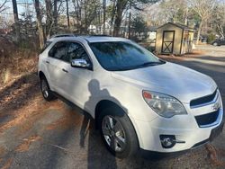 Salvage cars for sale at North Billerica, MA auction: 2013 Chevrolet Equinox LTZ