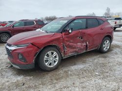 Salvage cars for sale at Davison, MI auction: 2021 Chevrolet Blazer 2LT