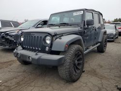 Salvage cars for sale at New Britain, CT auction: 2014 Jeep Wrangler Unlimited Sport