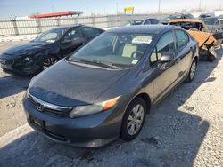 2012 Honda Civic LX en venta en Cahokia Heights, IL