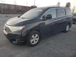 Salvage cars for sale at Wilmington, CA auction: 2012 Nissan Quest S