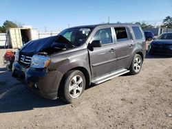 Salvage cars for sale at Newton, AL auction: 2015 Honda Pilot Exln