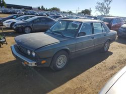 Vehiculos salvage en venta de Copart American Canyon, CA: 1988 BMW 528 E Automatic