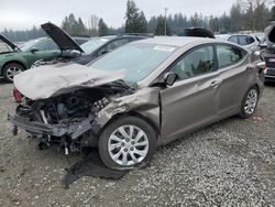 Salvage cars for sale at Graham, WA auction: 2012 Hyundai Elantra GLS