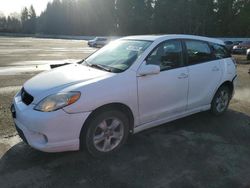 Toyota salvage cars for sale: 2005 Toyota Corolla Matrix Base