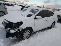 Salvage cars for sale at West Warren, MA auction: 2016 Nissan Versa S