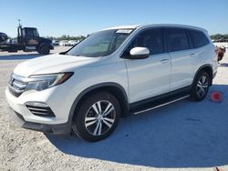 Salvage cars for sale at Arcadia, FL auction: 2017 Honda Pilot Exln