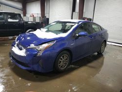 Salvage cars for sale at West Mifflin, PA auction: 2016 Toyota Prius