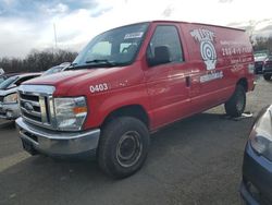 Salvage trucks for sale at New Britain, CT auction: 2013 Ford Econoline E250 Van