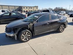 Salvage cars for sale at Wilmer, TX auction: 2016 Honda Civic EX