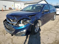 Salvage cars for sale at Pekin, IL auction: 2019 Chevrolet Malibu LS