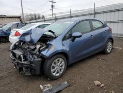 Salvage cars for sale at New Britain, CT auction: 2016 KIA Rio LX