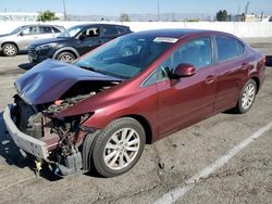 Salvage cars for sale at Van Nuys, CA auction: 2012 Honda Civic EX