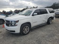 Salvage cars for sale at Riverview, FL auction: 2015 Chevrolet Suburban C1500 LT