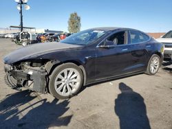 Salvage cars for sale at North Las Vegas, NV auction: 2017 Tesla Model S