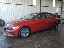 Hyundai Elantra Vehiculos salvage en venta: 2024 Hyundai Elantra SEL