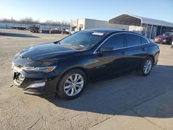 Chevrolet salvage cars for sale: 2019 Chevrolet Malibu LT