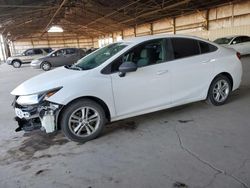 Chevrolet salvage cars for sale: 2018 Chevrolet Cruze LT