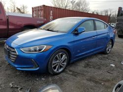 Salvage cars for sale at Baltimore, MD auction: 2017 Hyundai Elantra SE