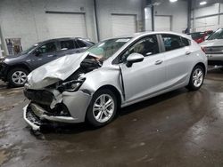 Chevrolet Vehiculos salvage en venta: 2017 Chevrolet Cruze LT