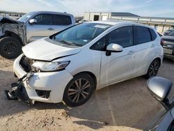 Salvage cars for sale at San Antonio, TX auction: 2015 Honda FIT EX