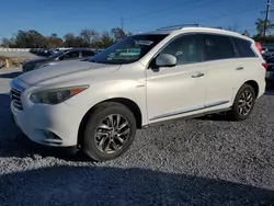 Salvage cars for sale at Riverview, FL auction: 2014 Infiniti QX60 Hybrid