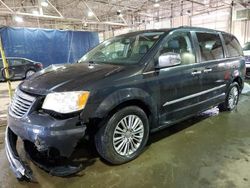 Salvage cars for sale at Woodhaven, MI auction: 2014 Chrysler Town & Country Touring L