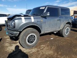 Salvage cars for sale at Brighton, CO auction: 2023 Ford Bronco Base