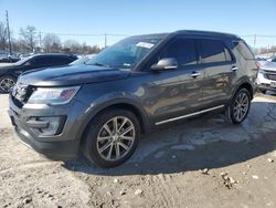 Salvage cars for sale at Lawrenceburg, KY auction: 2017 Ford Explorer Limited