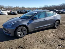 Salvage cars for sale at New Britain, CT auction: 2023 Tesla Model 3