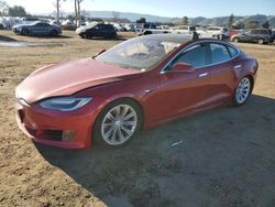 Salvage cars for sale at San Martin, CA auction: 2017 Tesla Model S