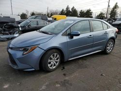 Salvage cars for sale at Denver, CO auction: 2021 Toyota Corolla LE